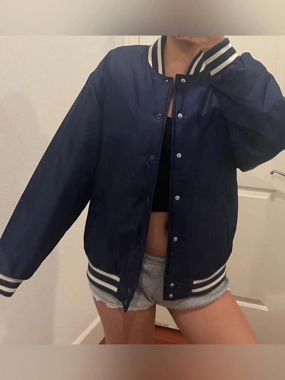 NEW Aritzia TNA Bomber Stadium Varsity Jacket Size XS
